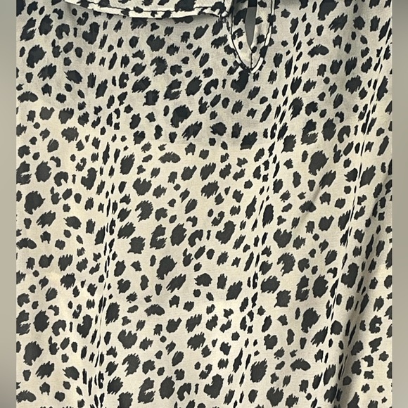 Maurices Black and Leopard Print Midi Dress. 9/10 (M) - Picture 5 of 7